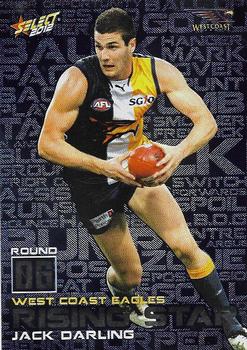 2012 Select AFL Champions - Rising Star #RS6 Jack Darling Front